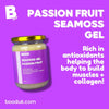 Passion fruit seamoss gel rich in antioxidants helping the body to build muscles and collagen