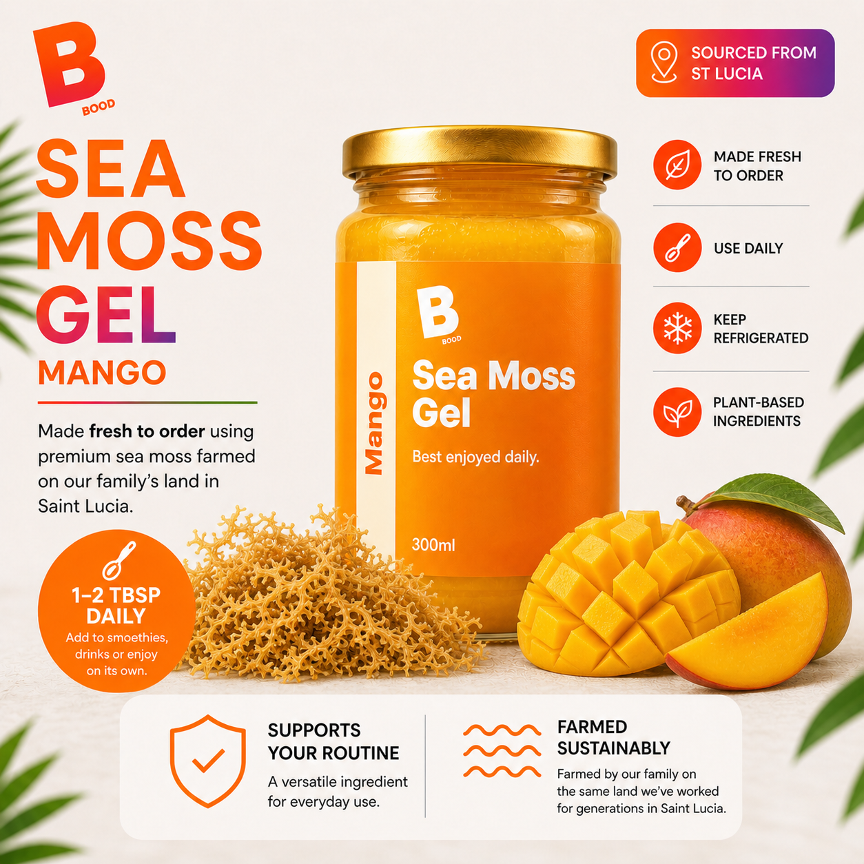 Flavoured Sea Moss Gel
