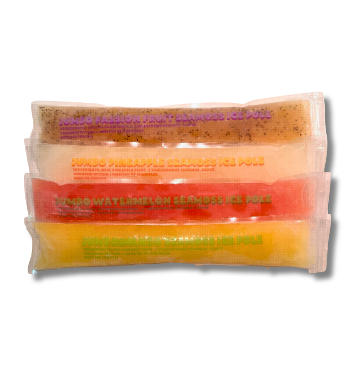 Jumbo Seamoss Ice Poles: 7 Day Packs
