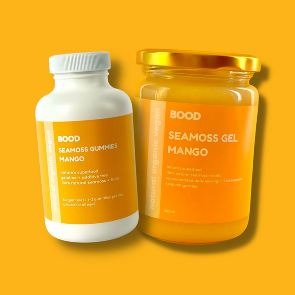 Mango seamoss bundle with seamoss gel and gummies