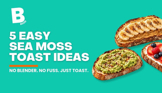 5 easy sea moss toast ideas with banana, avocado and fresh berries