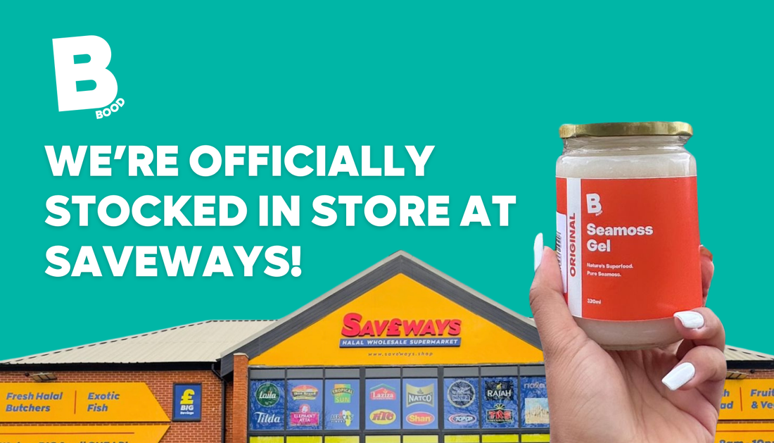 Bood UK stocked at Saveways Supermarket in Croydon