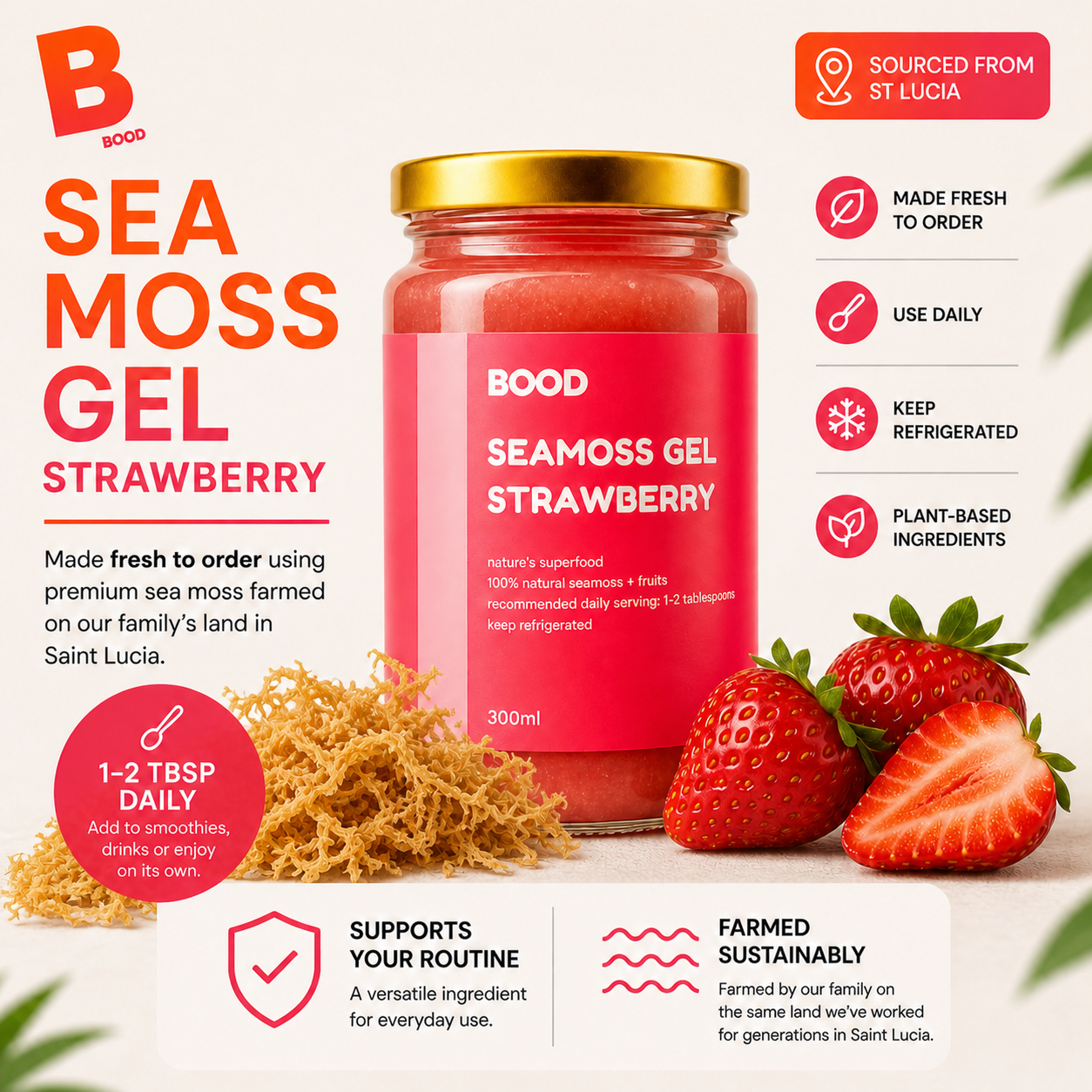 Flavoured Sea Moss Gel